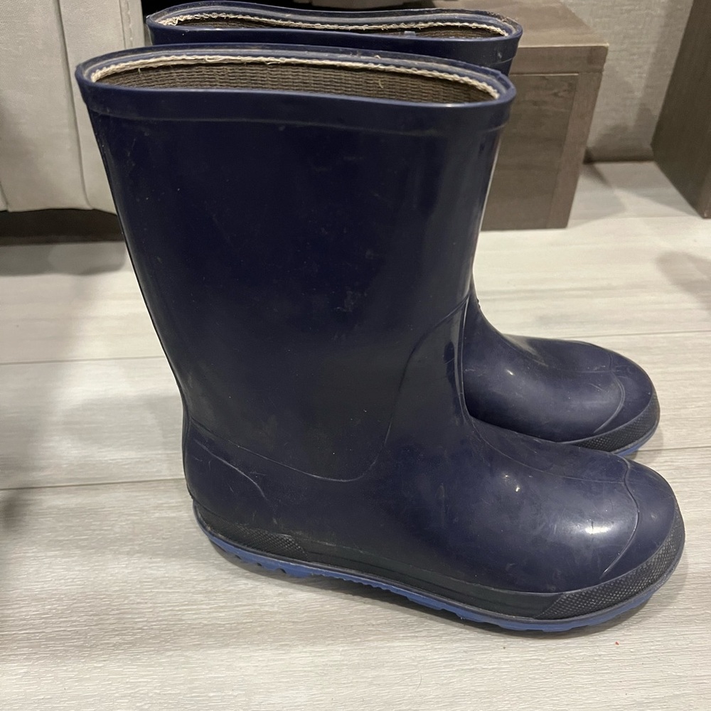 Navy Blue Rain Boots